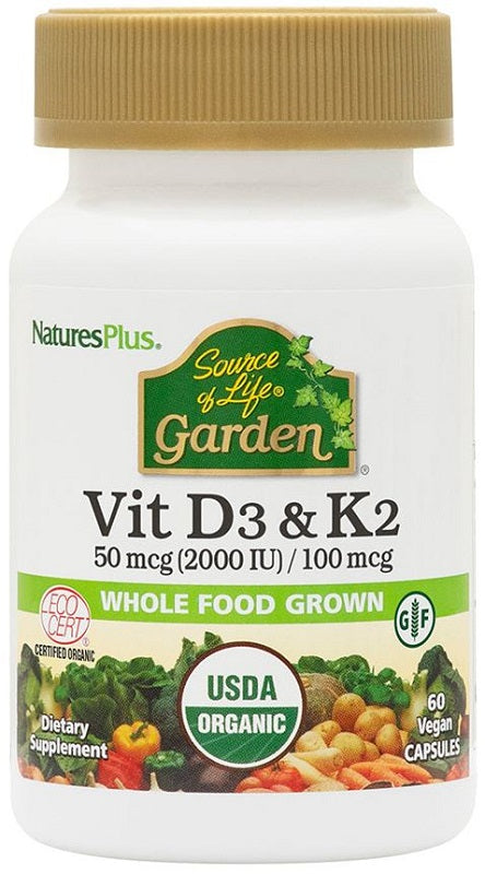 VITAMINA D3 & K2 50MCG 60 CPS