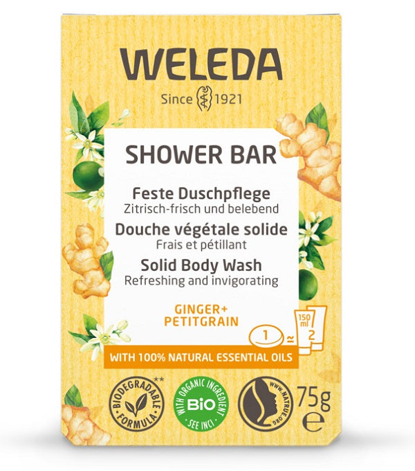 BAGNO DOCCIA SOLIDO ZENZERO + PETIT GRAIN 75G