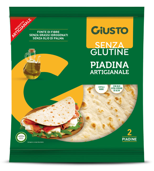 GIUSTO PIADINA SENZA GLUTINE 220G