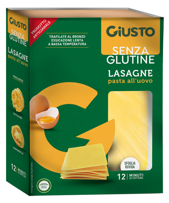 GIUSTO SFOGLIE LASAGNE ALL'UOVO 250G