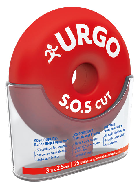 BENDA AUTOADESIVA URGO SOS 3X2.5CM