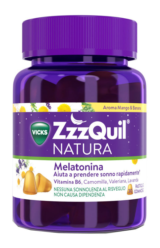 ZZZQUIL NATURA MANGO&BANANA 30PAST GOMMOSE