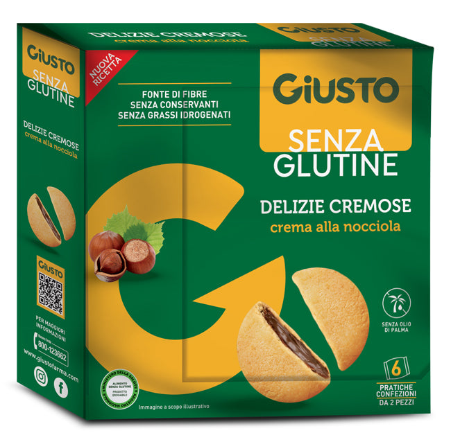 GIUSTO DELIZIE CREMA CACAO E NOCCIOLE 180G