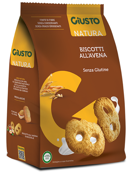 GIUSTO BISCOTTI AVENA 250G