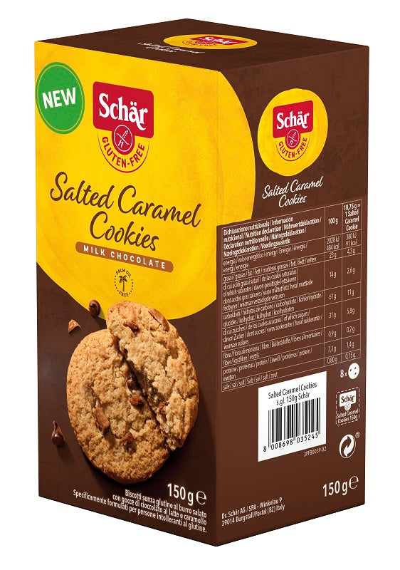 SCHAR SALTED CARAMEL COOKIES 150G