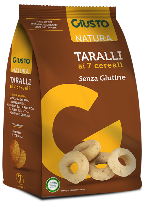 GIUSTO TARALLI 7 CEREALI SENZA GLUTINE 175G