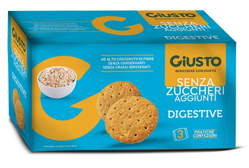 GIUSTO BISCOTTI DIGESTIVE 3X75G