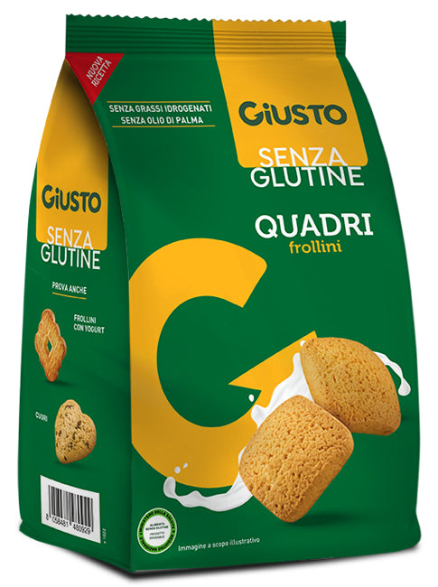GIUSTO QUADRI FROLLINI SENZA GLUTINE 200G
