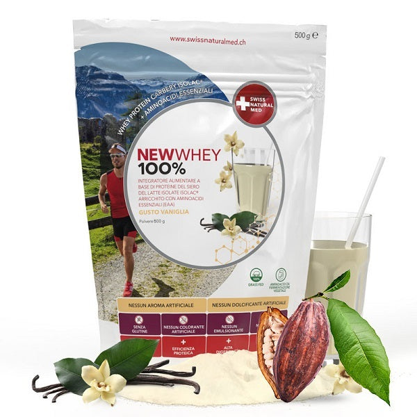 NEW WHEY 100% VANIGLIA 500G