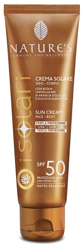 NATURE'S CREMA SOLARE VISO E CORPO SPF50 75ML