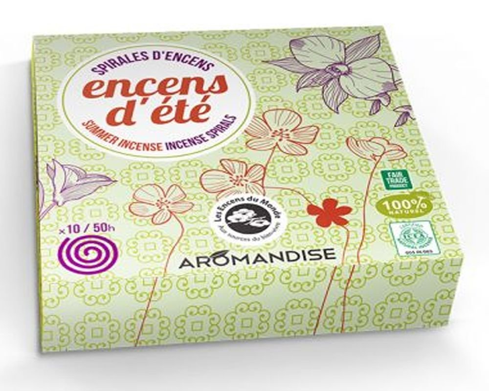 LES ENCENS MONDE SUMMER SPIRAL 10 PEZZI