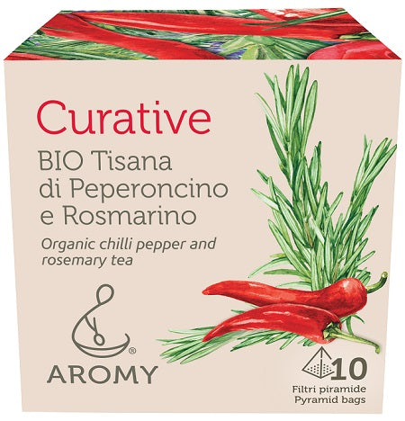 AROMY TISANA BIO CURATIVA | PEPERONCINO E ROSMARINO 10FILTRI 22GR