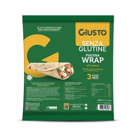 GIUSTO WRAP ALL'AVENA SENZA GLUTINE 3X60G