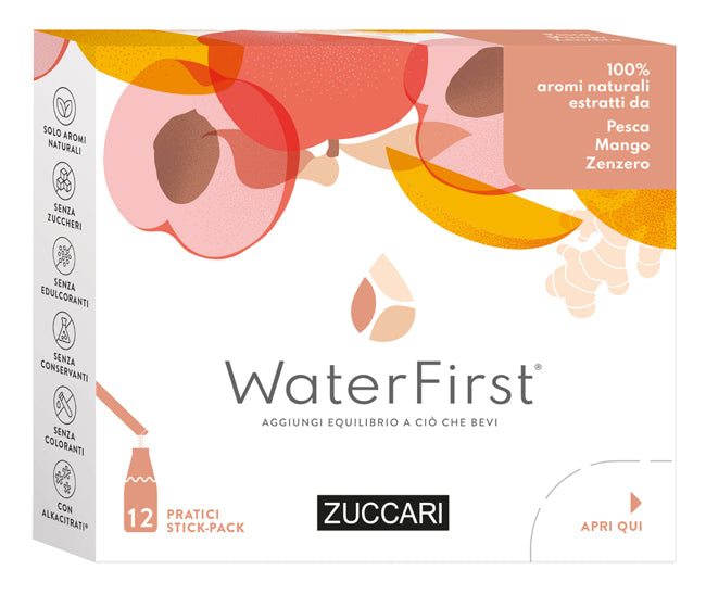 WATERFIRST PESCA MANGO E ZENZERO 12 STICK PACK X 1,5G