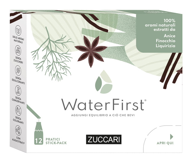 WATERFIRST ANICE FINOCCHIO E LIQUIRIZIA 12 STICK PACK X 1,5G