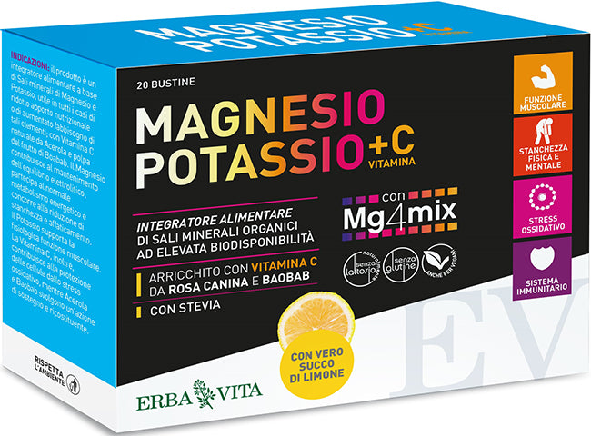MAGNESIO POTASSIO +C VIT LIMONE 20BUSTINE