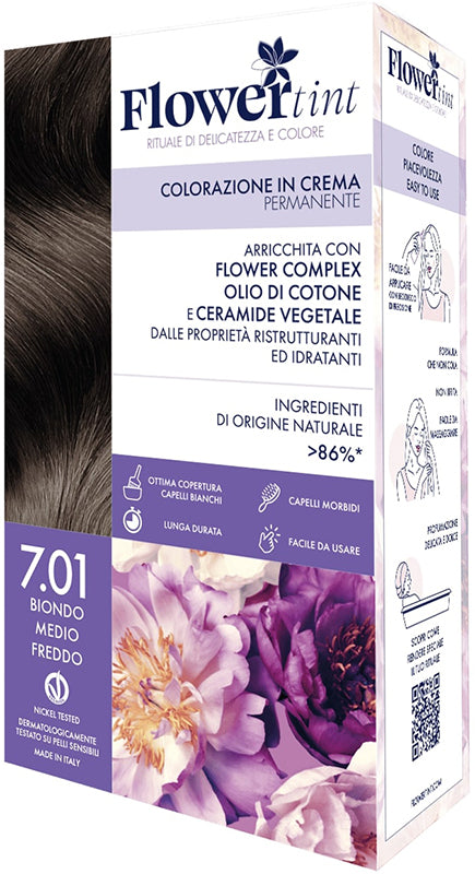 FLOWERTINT COLORAZIONE BIONDO MEDIO FREDDO 7,01