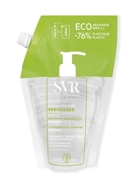 SEBIACLEAR EAU MICELLAIRE RICARICA 400ML