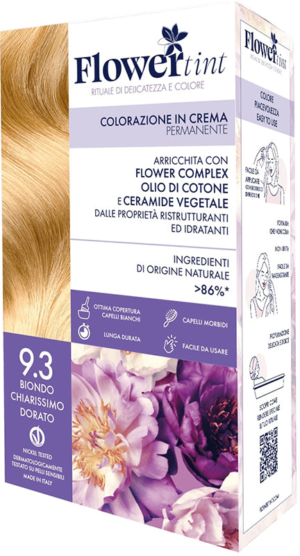 FLOWERTINT COLORAZIONE BIONDO CHIARISSIMO DORATO 9,3