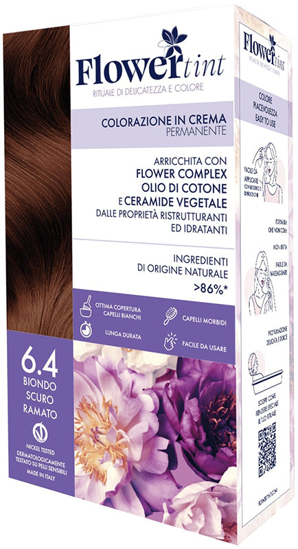 FLOWERTINT COLORAZIONE BIONDO SCURO RAMATO 6,4