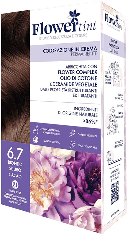 FLOWERTINT COLORAZIONE BIONDO SCURO CACAO 6,7