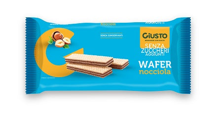 GIUSTO SENZA ZUCCHERI AGGIUNTI WAFERS NOCCIOLA 150G