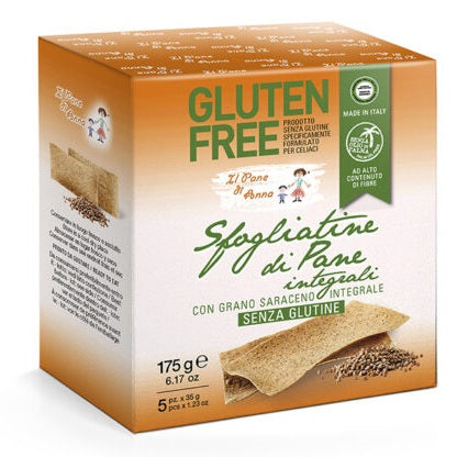 PANE ANNA SFOGLIATINE DI PANE INTEGRALI 175G