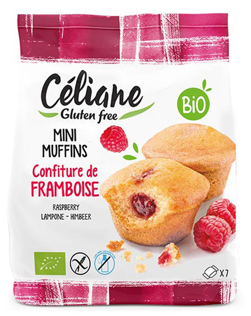 CELIANE MINI MUFFIN BIO LAMPONI 200G