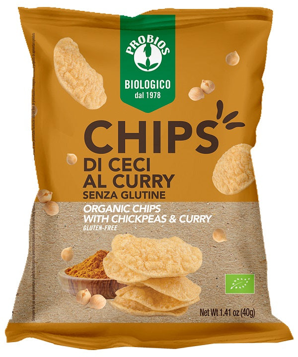 CHIPS DI CECI AL CURRY 40G