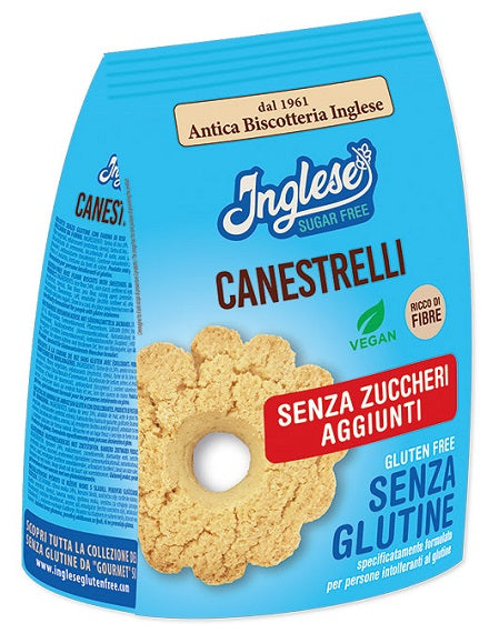 INGLESE BISCOTTI CANESTRELLI AL RISO SENZA ZUCCHERO 200GR