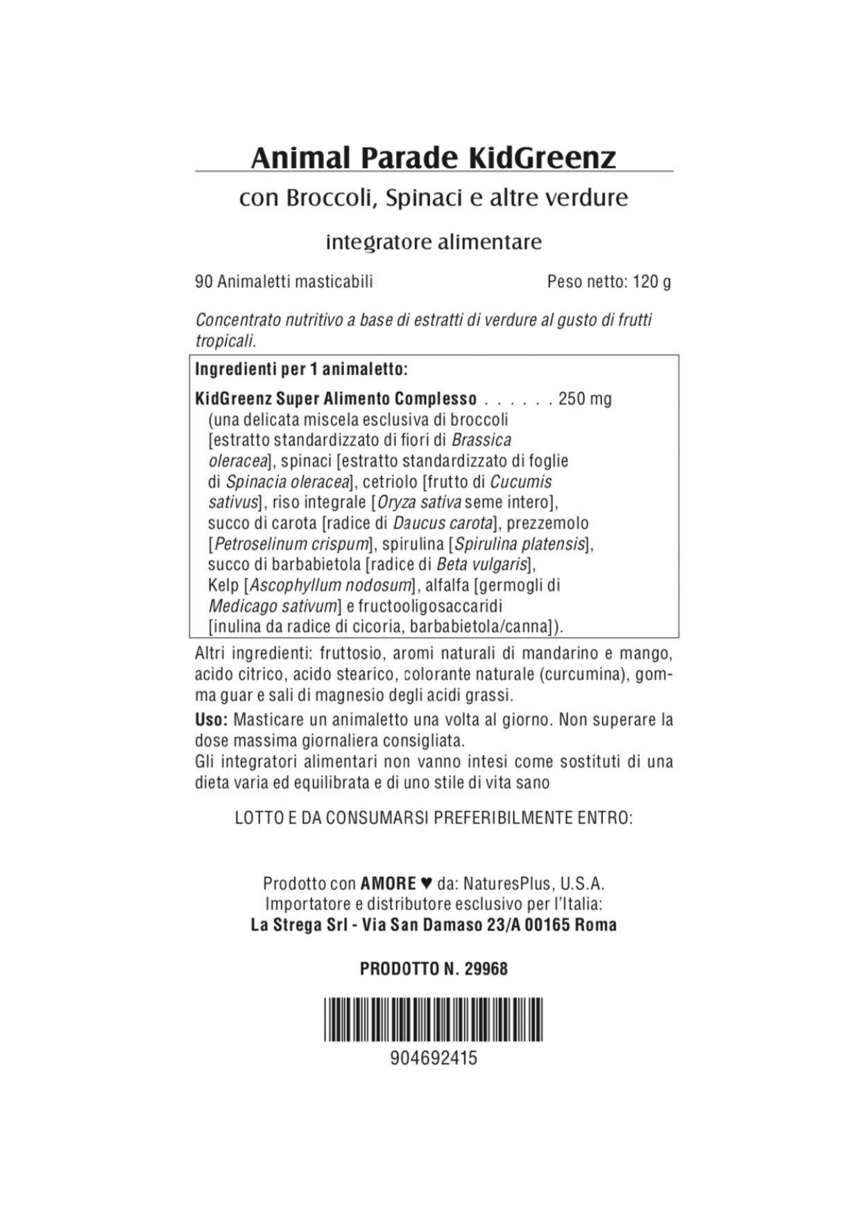 ANIMAL PARADE KIDGREENZ