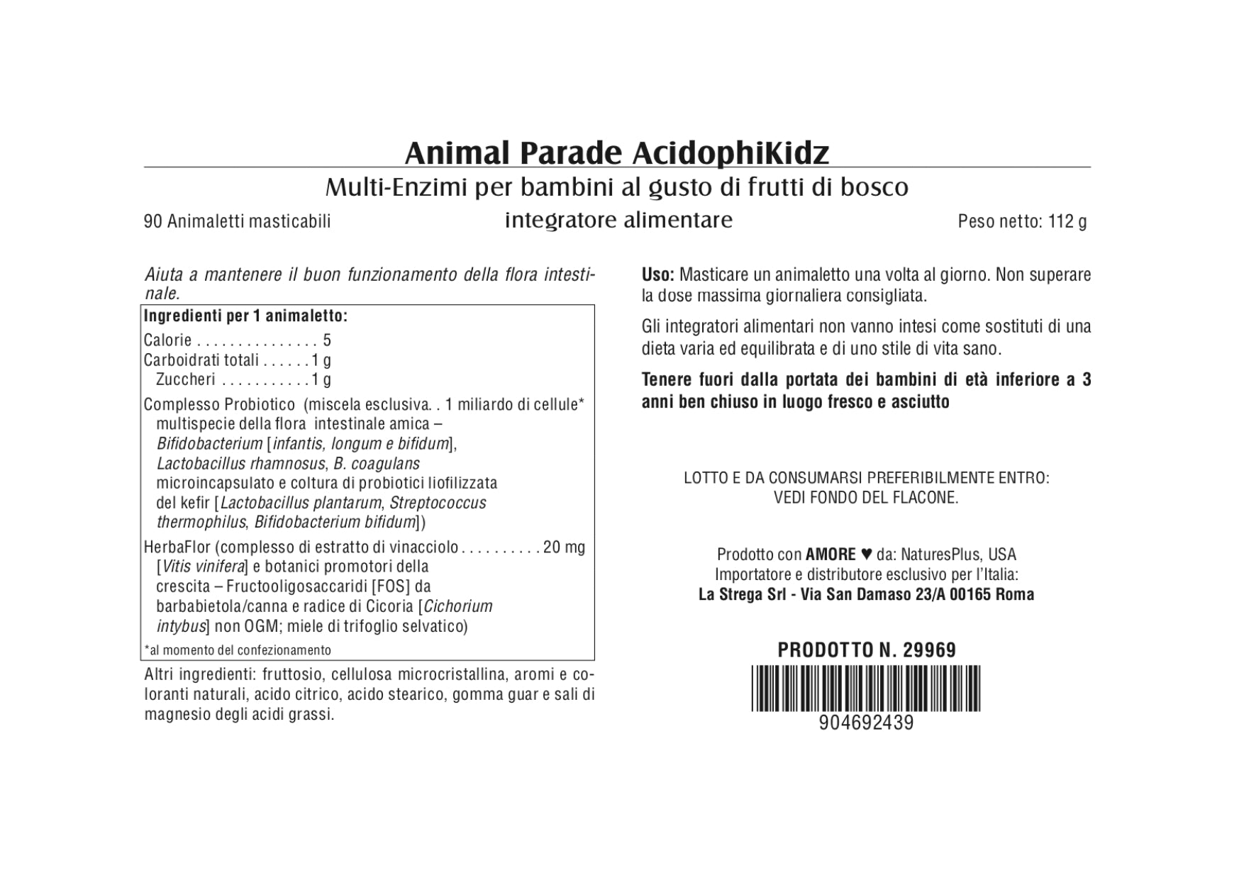 ANIMAL PARADE ACIDOPHIKIDZ