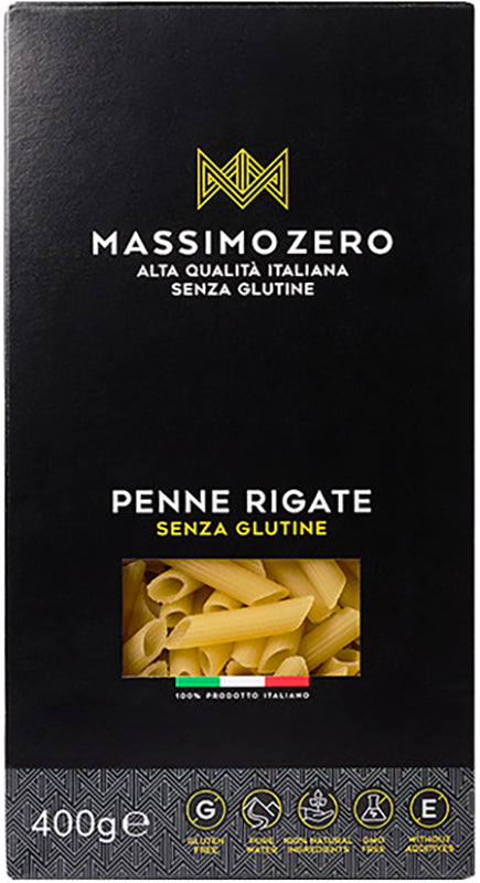 MASSIMO ZERO MEZZE PENNE RIGATE 400G