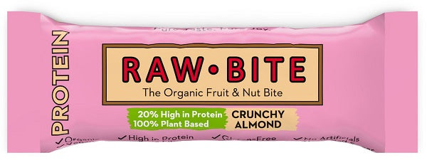 RAW BITE PROTEIN CRUNCHY ALMOND BARRETTA45GR 45GR