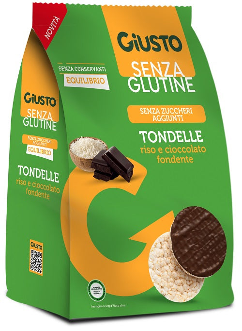 GIUSTO TONDELLE CIOCCOLATO FONDENTE 60G