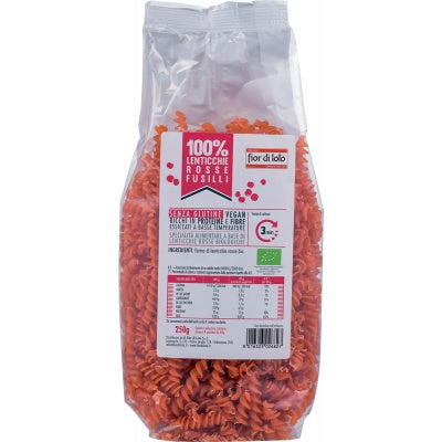 FUSILLI LENTICCHIE ROSSE