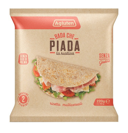 AGLUTEN "BADA CHE PIADA" RUSTICA 220G