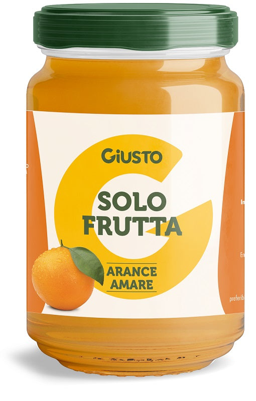GIUSTO SOLO FRUTTA CONFETTURA ARANCE AMARE 220G