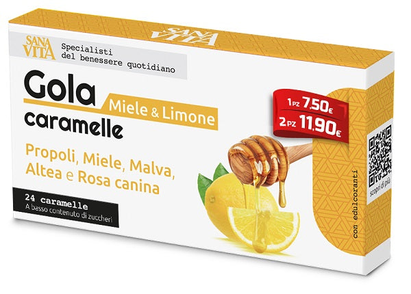 SANAVITA GOLA MIELE&LIM 24CPR