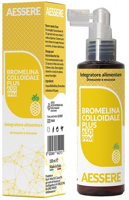 AESSERE BROMELINA COLLOIDALE PLUS SPRAY 650PPM 100ML