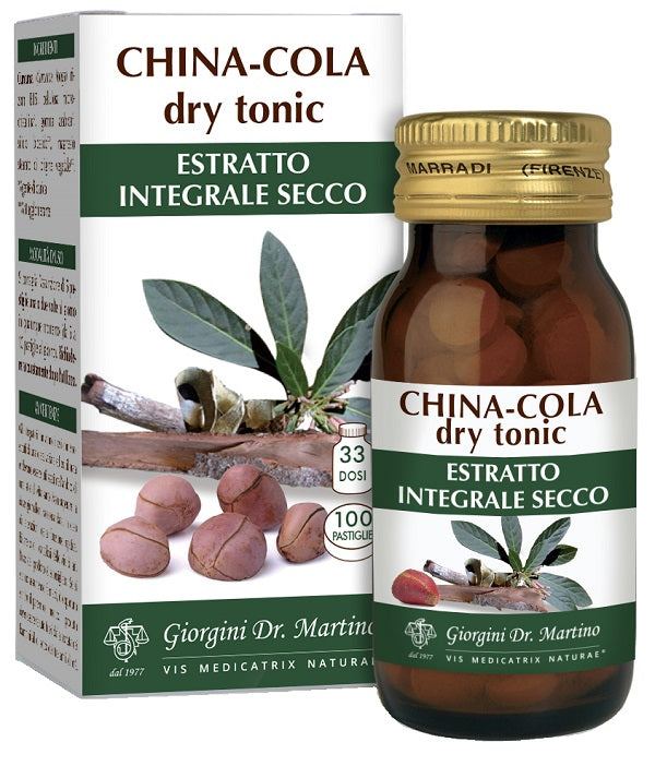 CHINA COLA DRY TONIC ESTRATTO INTEGRALE SECCO 100 PASTIGLIE