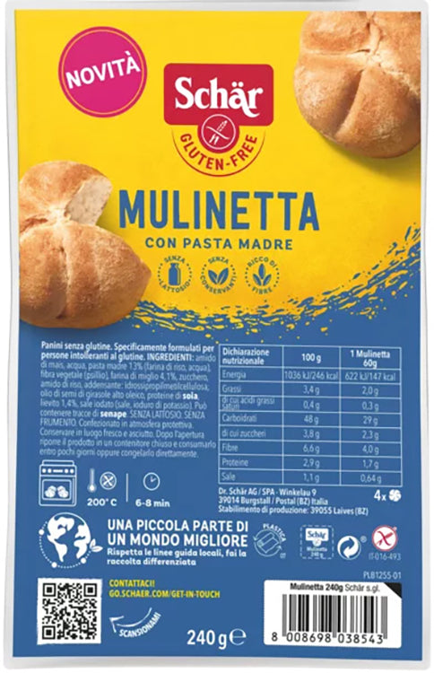 SCHAR MULINETTA 4 PEZZI