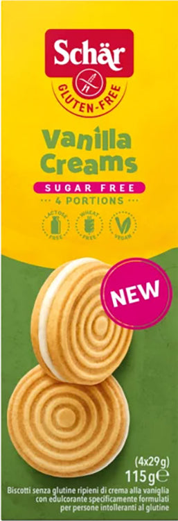 SCHAR SUGAR FREE VANILLA CREAM 115G