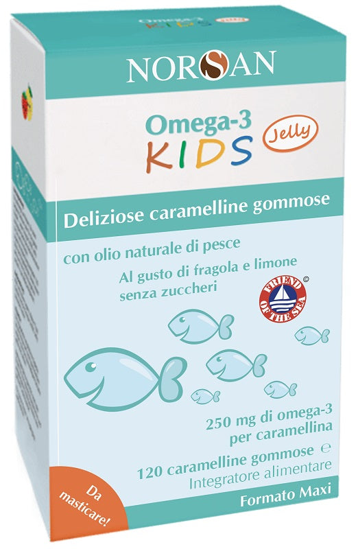 NORSAN OMEGA 3 KIDS 120JELLY