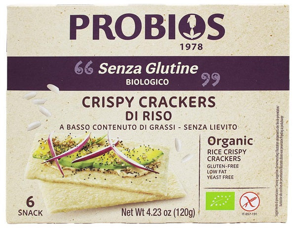 CRISPY CRACKERS RISO 6PZ 20G