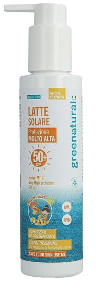GREENATURAL LATTE SOLARE SPF50+ BAMBINI 150ML