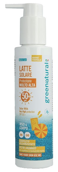 GREENATURAL LATTE SOLARE SPF50+  150ML