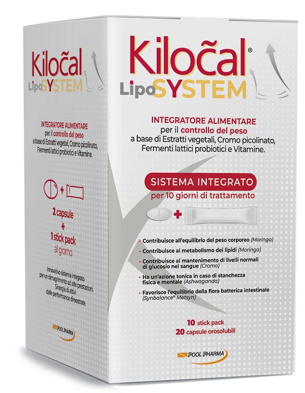 KILOCAL LYPO SYST20CPR+10STICK