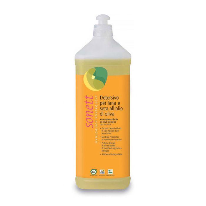 SONETT DETERSIVO LIQUIDO LANA SETA OLIVO 1L