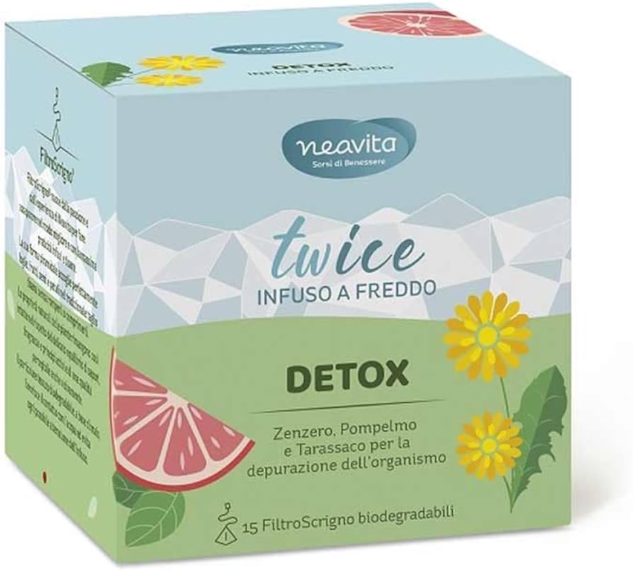 NEAVITA TISANA TWICE DETOX 15 FILTROSCRIGNO